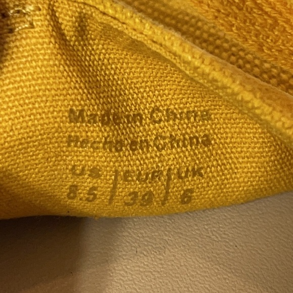 NWT ALDO Seniorita Yellow Wrap Tie Espadrilles 8.5 - Picture 10 of 12